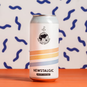 Lost & Grounded - Newstalgic English Lager Beer 5.2% 440ml Can - Lager from ALL GOOD BEER