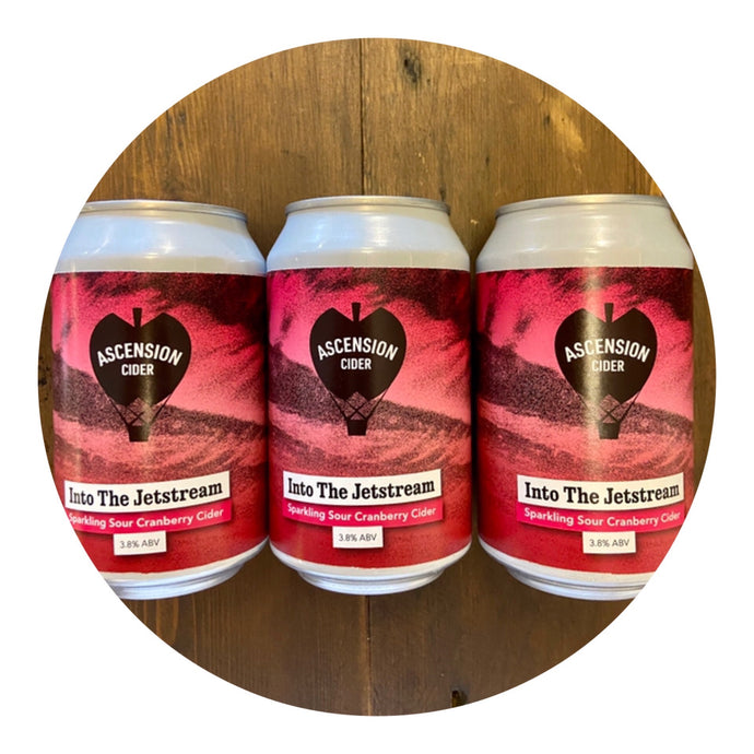 Ascension - Into The Jetstream Sour Cranberry Cider 3.8% 330ml can - all good beer.